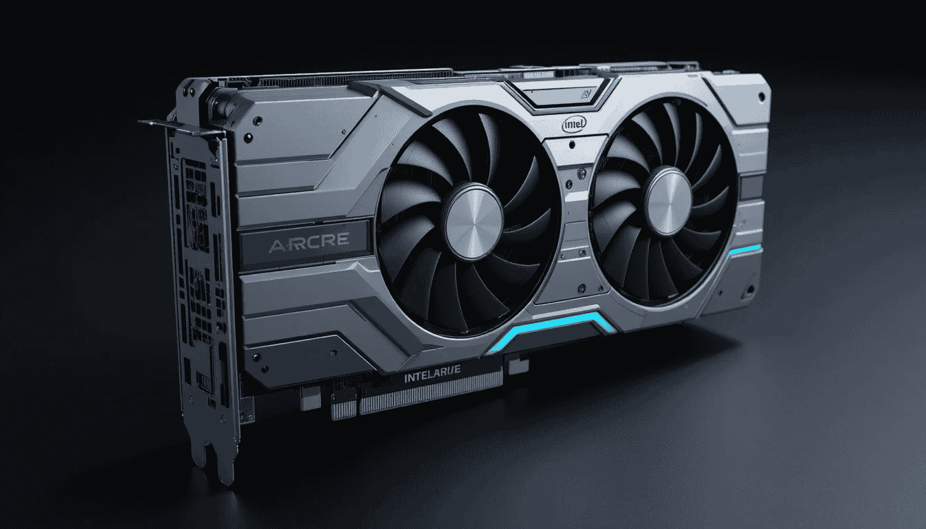 Intel Arc B580 (16 GB) – a budget-friendly gaming graphics card offering smooth 1080p and 1440p performance, with high VRAM and AI-enhanced features.