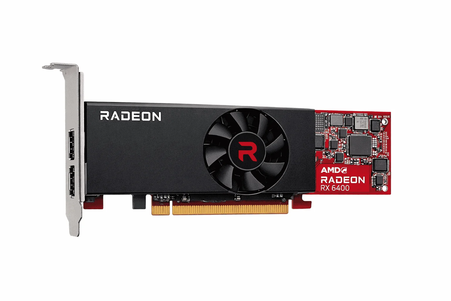 AMD RX 6400 LP budget low profile GPU with FSR support for 1080p gaming and small form factor PCs