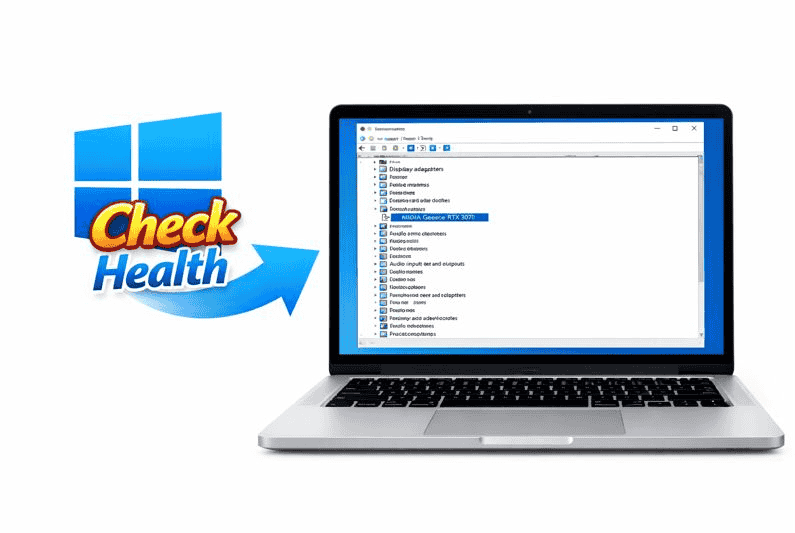 How to check GPU health on Windows laptop using Device Manager, Task Manager and Direct X Diagnostic Tool step by step