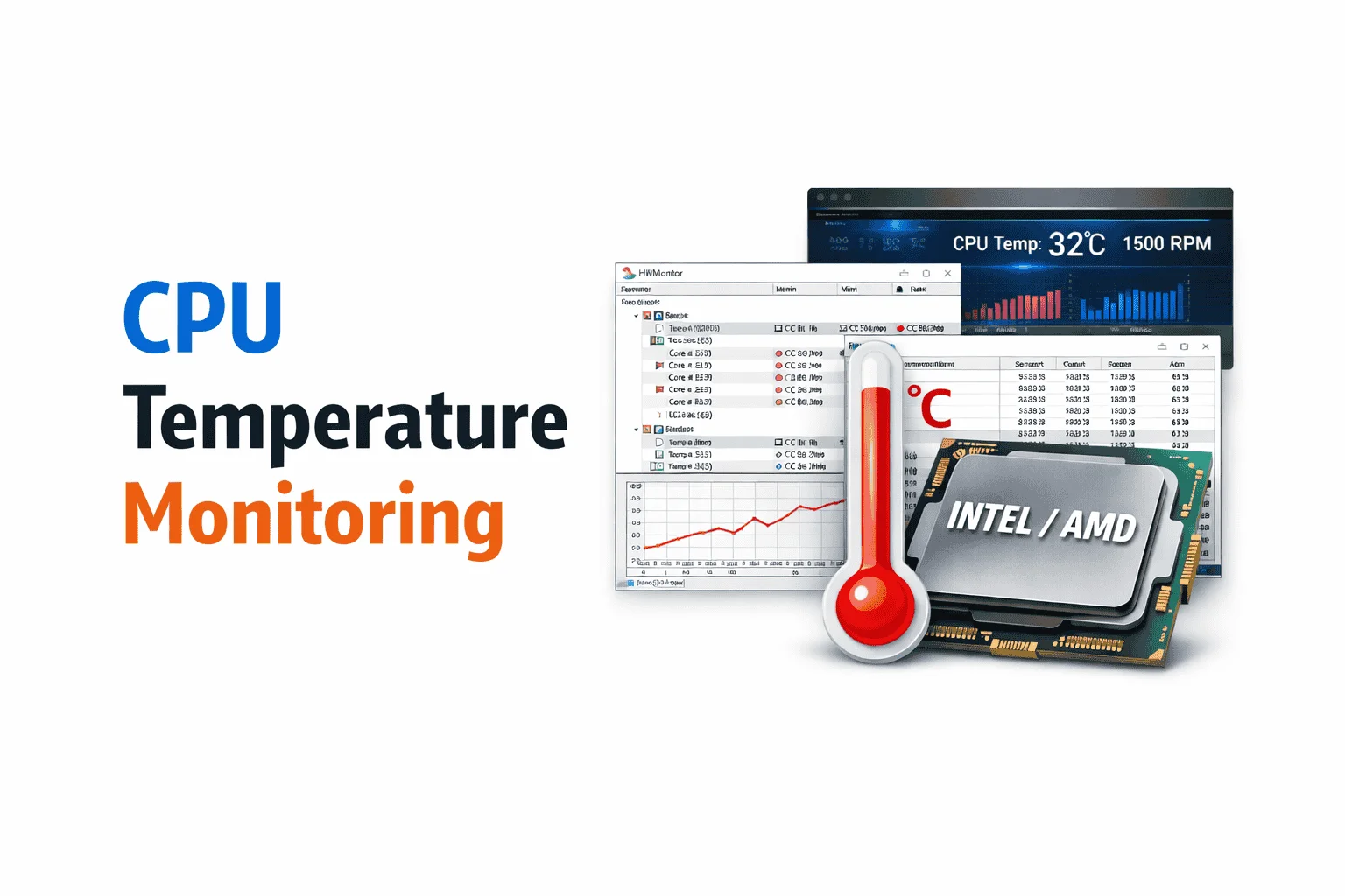 Best software for CPU temperature monitoring to help users check and manage CPU heat effectively, ensuring safe and optimal performance