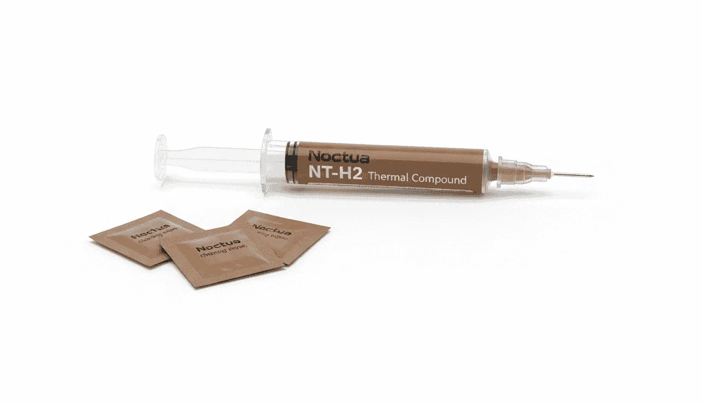 Noctua NT-H2 premium thermal paste for efficient CPU and GPU heat transfer