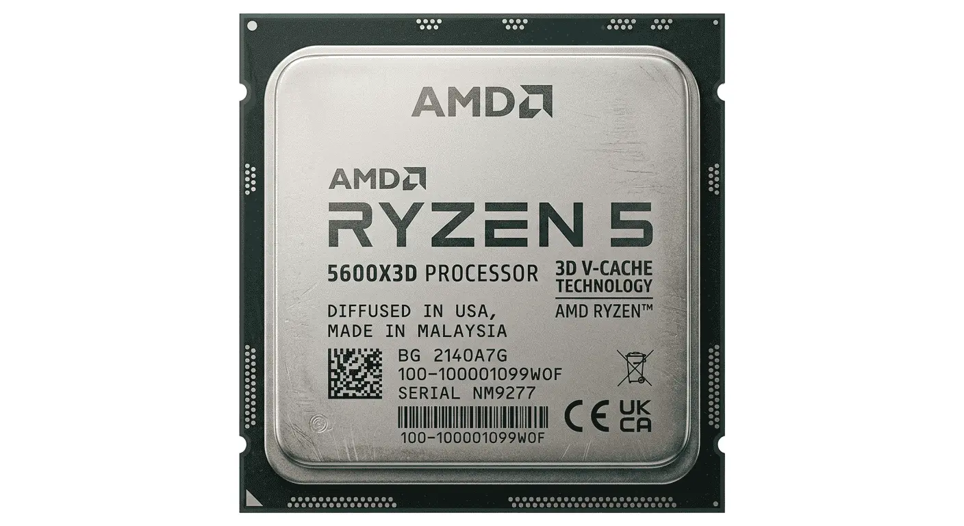 Best AM4 CPU for Gaming In 2026 | Tested & Reviewed 6 AMD Ryzen 5 5600X3D AM4 processor with 3D V-Cache technology delivering enhanced gaming performance high FPS and improved frame consistency in CPU-bound games