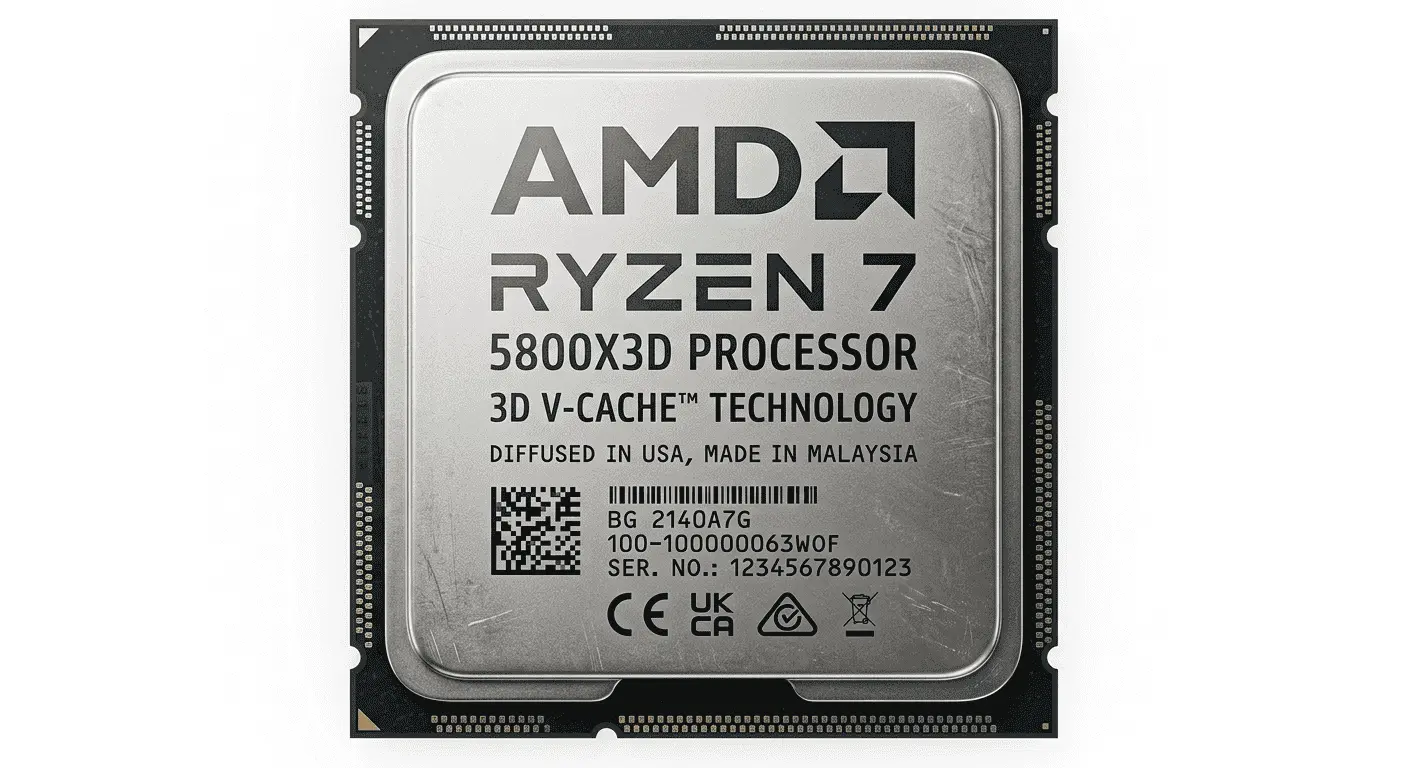 Best AM4 CPU for Gaming In 2026 | Tested & Reviewed 5 AMD Ryzen 7 5800X3D AM4 gaming processor featuring 96MB 3D V-Cache designed for maximum FPS competitive gaming and smooth high refresh rate performance.