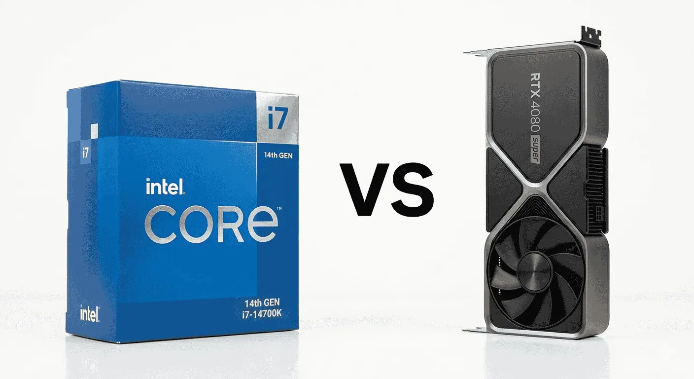 Intel Core i7-14700K and RTX 4080 Super combo for 4K gaming, streaming, and content creation. Powerful CPU GPU setup for ray tracing, multitasking, video editing, and high refresh rate gaming.