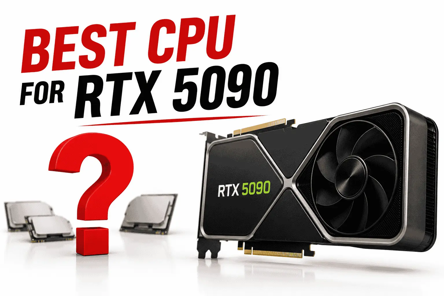 The best CPU for the RTX 5090 is the AMD Ryzen 9 9950X3D. It combines top-tier gaming performance with the multi-core horsepower needed to keep pace with Nvidia’s most powerful consumer graphics card.