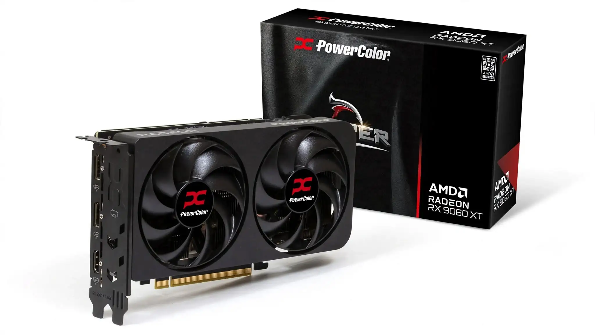 Best GPU Under $300 for Gaming in 2026 3 PowerColor Reaper Radeon RX 9060 XT featuring 8GB GDDR6 memory, a 128-bit bus and compact dual-fan cooling for gamers seeking the best GPU under $300.
