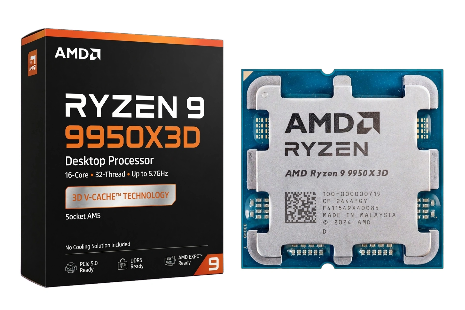 Best AMD Gaming CPU in 2026 | 10 Ryzen Processors Compared 4 AMD Ryzen 9 9950X3D with 16 cores, 32 threads, a 5.7 GHz maximum boost and 128 MB of total L3 cache. Its combination of gaming-focused cache and additional cores suits a PC used for gaming, video editing and demanding CPU workloads.