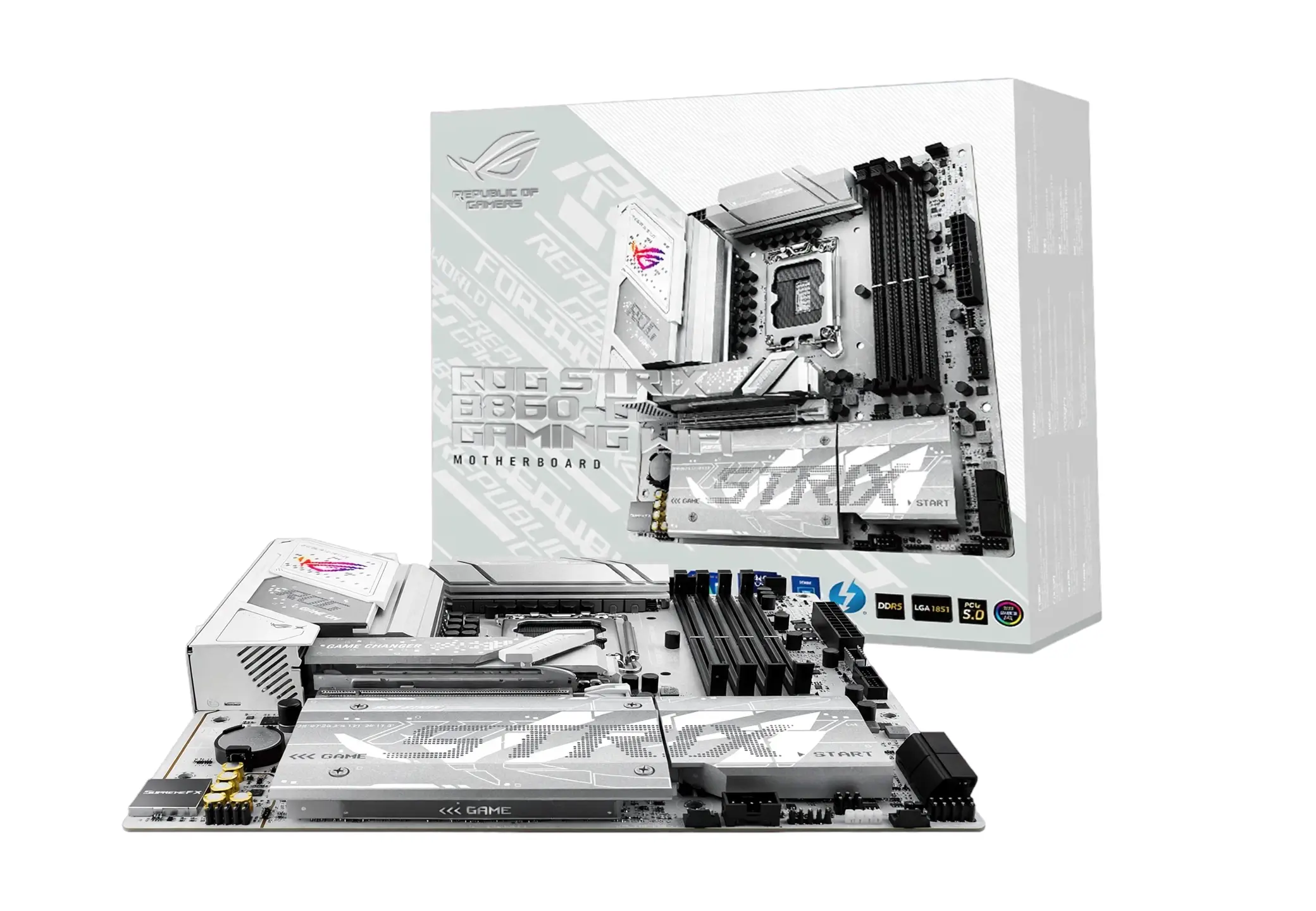 mATX vs ATX Motherboards — Which Should You Choose? 8 The ASUS ROG Strix B860-G Gaming WiFi is an LGA1851 mATX board for Intel Core Ultra Series 2 processors. It supports DDR5, PCIe 5.0 graphics, and Thunderbolt 4.